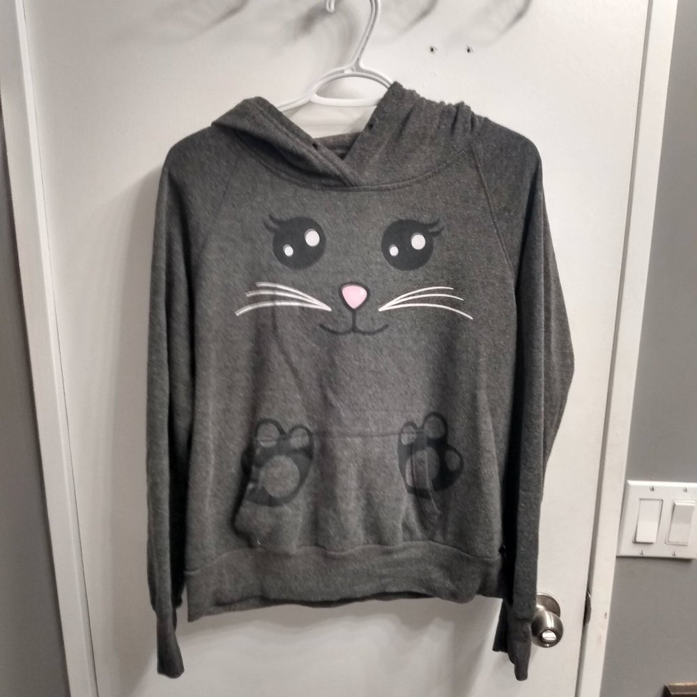 4 for $15 🌞 Adorable crop kitty hoodie